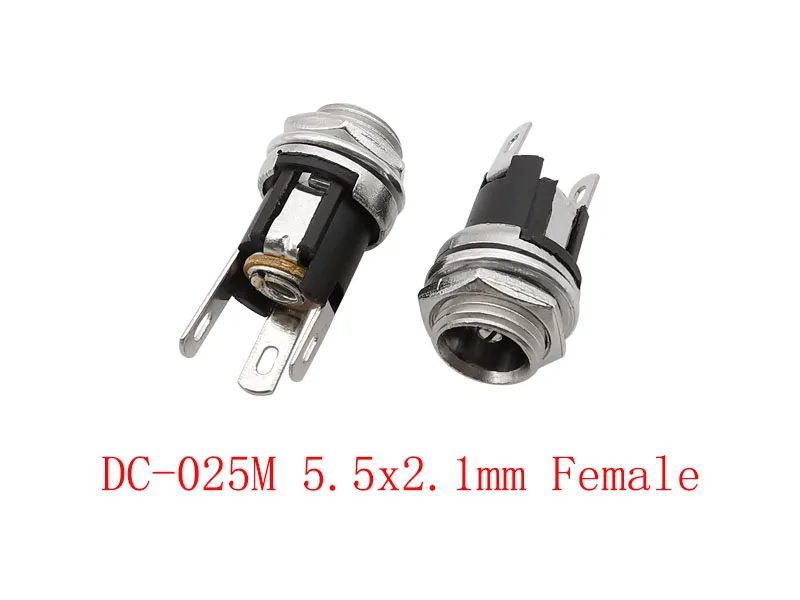 10 Teile/los 5,5x2,1mm DC Power Weibliche Jack Buchse Stecker Panel Mount Stecker DC-022B/DC-025M/DC-005/DC-022/DC-022K/DC-099 – Detail 8