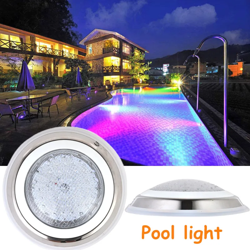 LED Pool Light Underwater Lighting Pool Landscape Led 12v Wall Light Stainless Steel  Rgb Aquarium Outdoor Decoration 18w 36w aquarium heater rod stainless steel 50 500w adjustable 17 35degree celsius to control temperature heat water for fish tank