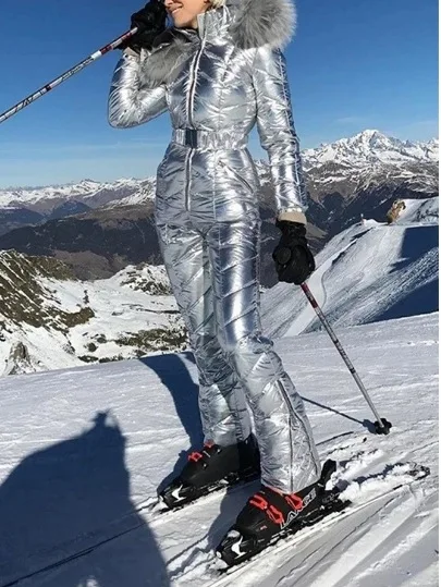 New Autumn Winter Women's Clothing Csaual Sports Hooded Warm One-piece Ski Suit Cotton Suit Overall Jumpsuit 5 New Autumn Winter Women's Clothing Csaual Sports Hooded Warm One-piece Ski Suit Cotton Suit Overall Jumpsuit 5