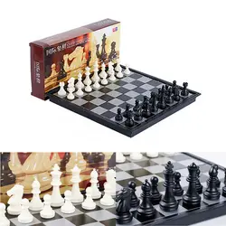Magnetic Travel game Chess Set Wegiel European Professional Tournament Chess Set Folding Chess Backgammon