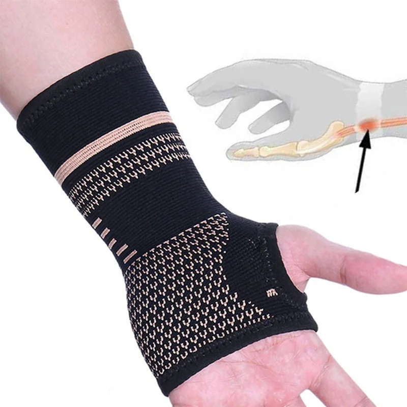 Wrist Straps 1pc Lifting Professional Sports Compression Wrist Guard Arthritis Brace Sleeve