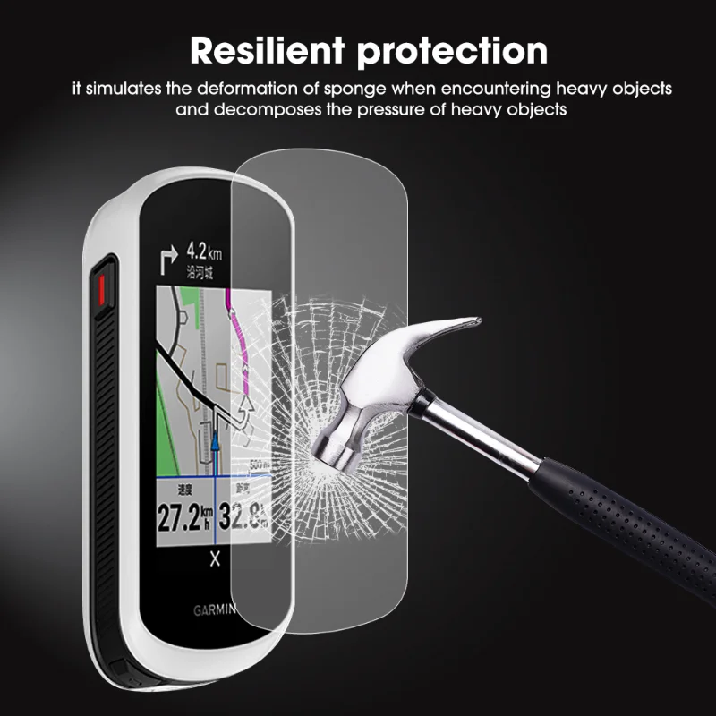 HD Tempered Glass Screen Protector for Garmin Edge MTB 1040 1030 820 830 520 530 130 Edge Explore 2 Anti-scratch Protective Film