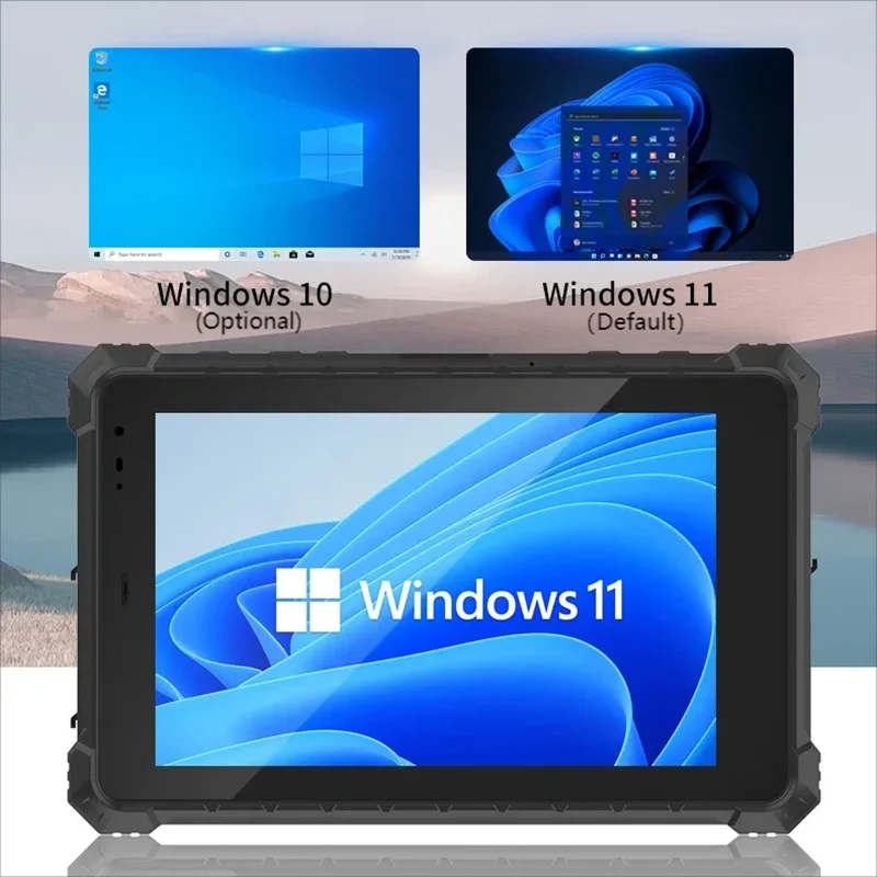 Rugged Windows Tablet Intel N5100 CPU 8G RAM 128G ROM IP68 Waterproof 2D Barcode Scanner Industrial Computer