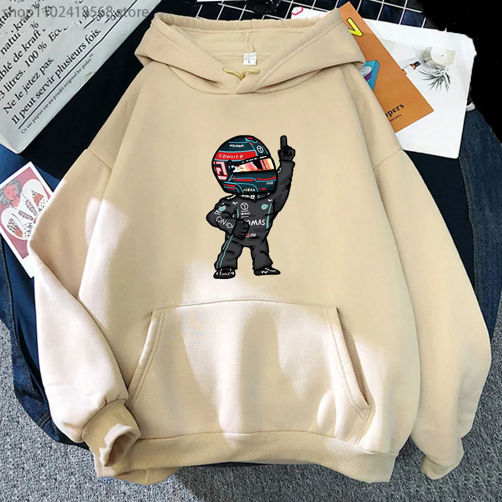 

Russel Hoodies Mini F1 Sweatshirts with Hooded Men's Long Sleeve Top Oversized Clothing Y2k Clothes Funny Games Streetwear Women