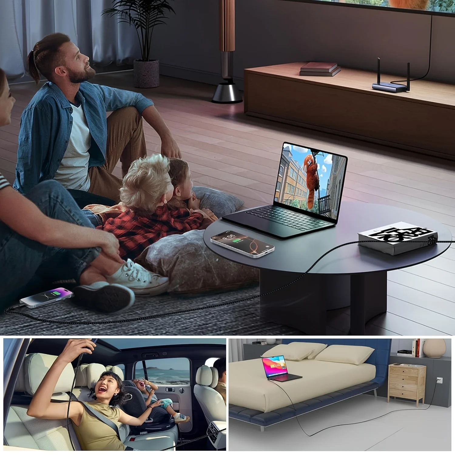 아이폰 14 8 7 6S 플러스 X XR XS 11 12 13 프로 맥스 아이패드 9용 USB 고속 충전 케이블 데이터 케이블