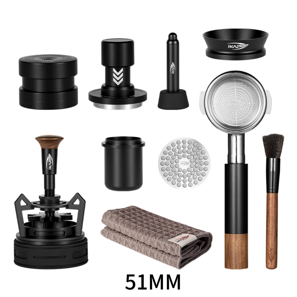 طقم أدوات الإسبريسو الشامل 10 في 1 من IKAPE: مكبس،...