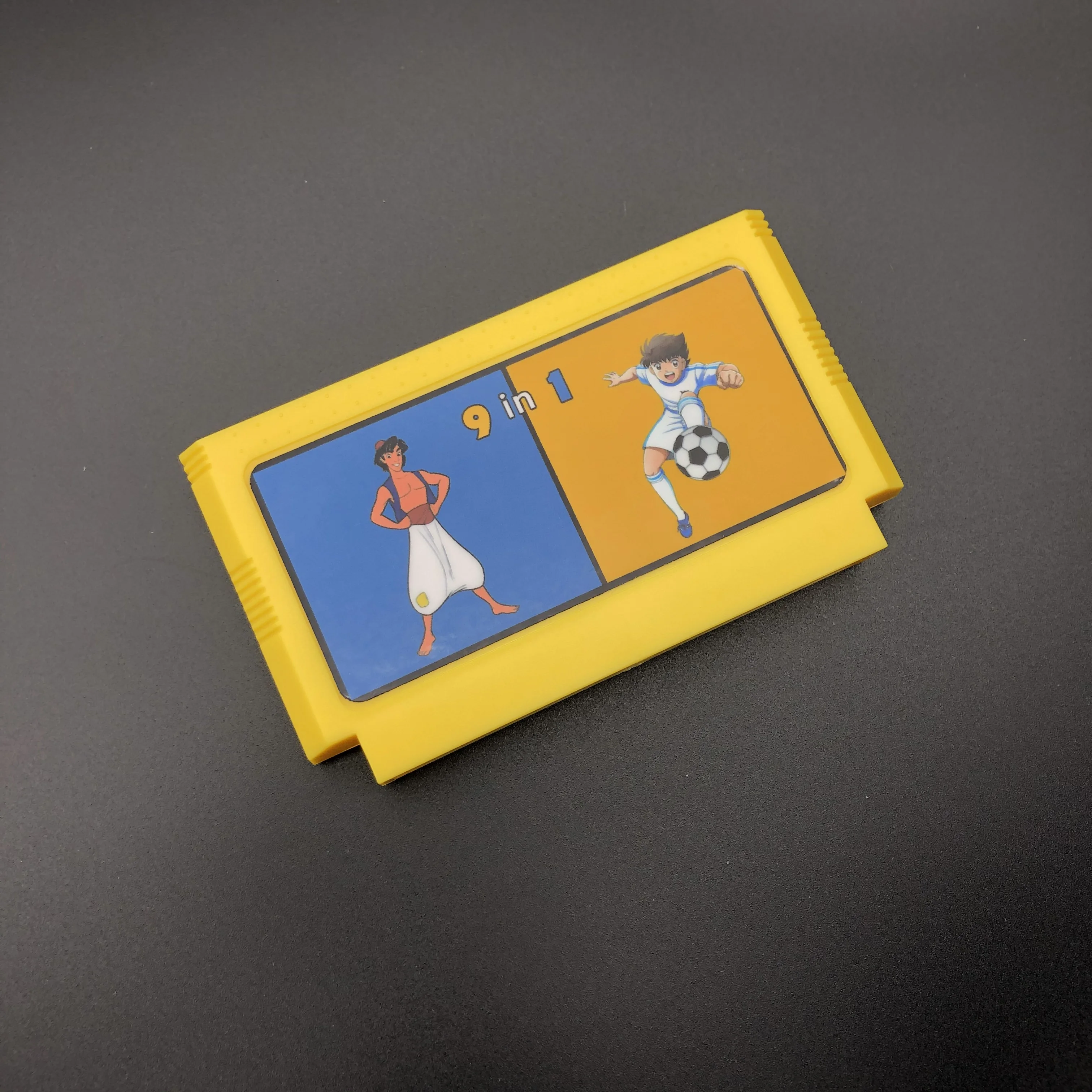 9 in 1 Aladdin 2 +4/Captain Majid2 Arabic Version /Flintsones1+2/Lion King 1+3/Turtles 3 For 60 Pins Games Retro Console