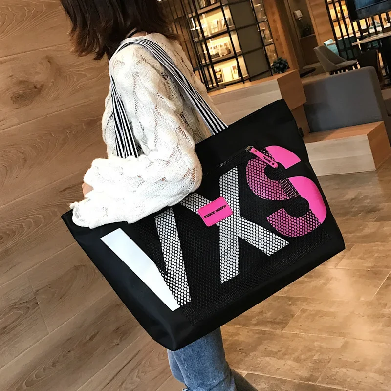 

New Arrivals Women Shoulder Bags Trendy Waterproof Tote Beach Bag Large Capacity Female Travel Shopping bags