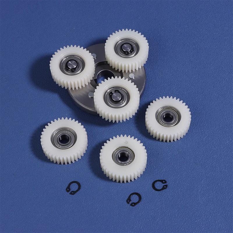 E-Bike Wheel Hub Motor Planetary Gears Set - 3-Piece with Bearings for Cycling Accessories (36 Teeth)
