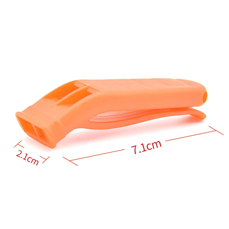 5Pcs Whistle Outdoor Camp Survival Emergency Loud Whistle Sports Match Dual Band Multifunction Equipment