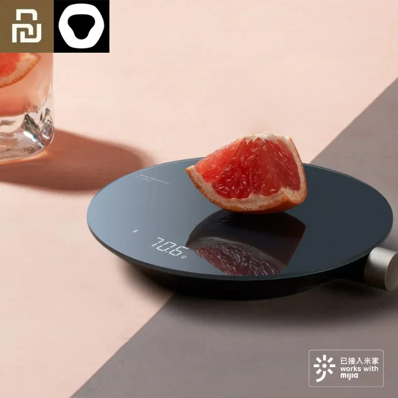 

HOTO Smart Electronic Kitchen Scale LED Digital Display Mechanical Scale Food Weighing Measuring Tool with Xiaomi Home App