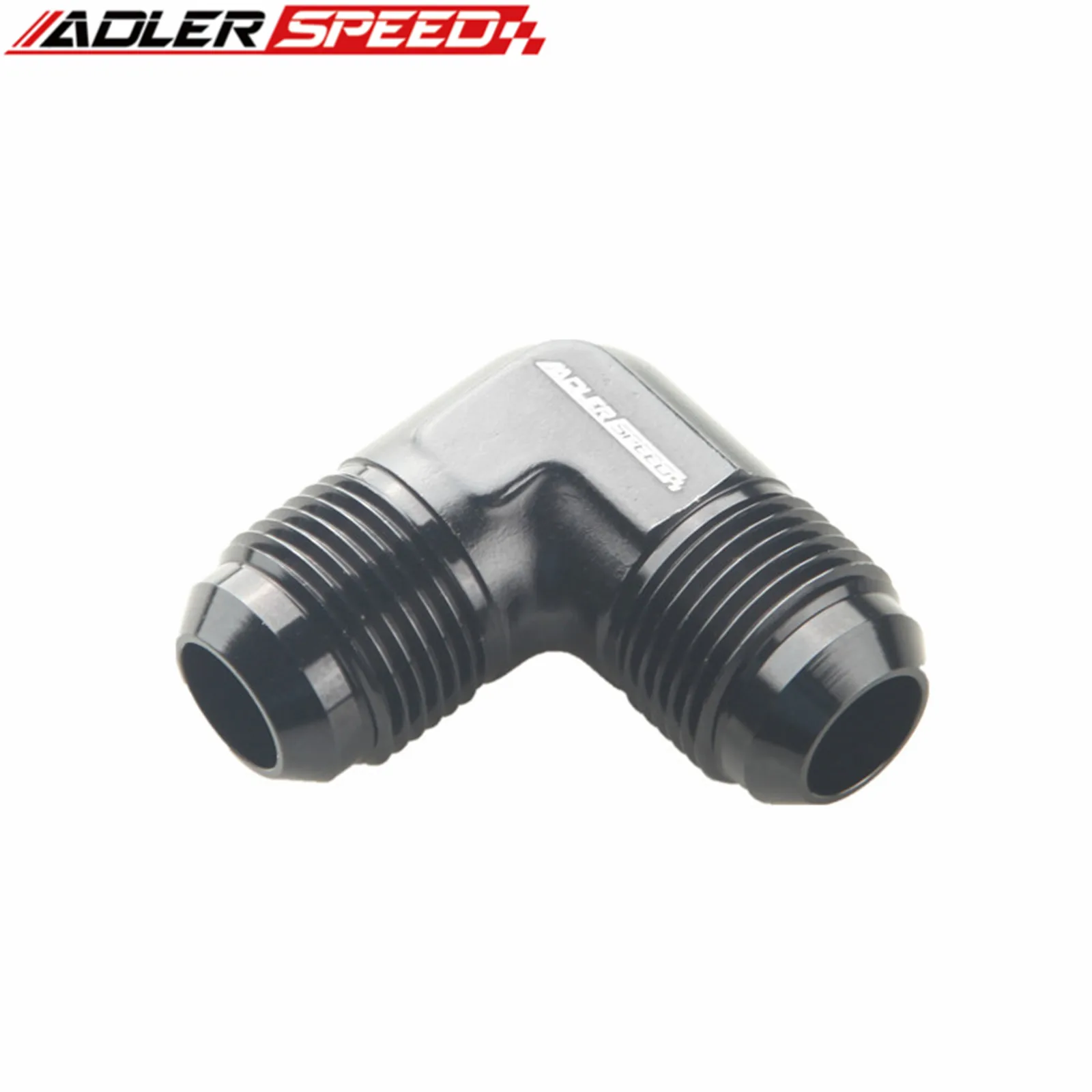 ADLERSPEED AN3 AN4 AN6 AN8 AN10 AN12 90도 남성 플레어 유니온 연료 연결 어댑터