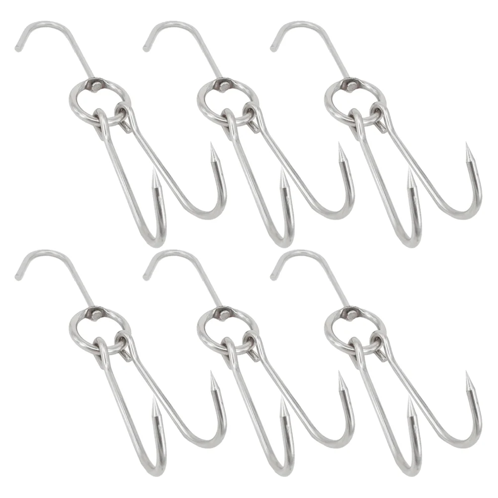 

Hooks Hanger Meat Hook Sausage Hanging Bbq Grill Beef Butcher Processing Bacon Accessories Smoker Stainless Ham Poultry Steel