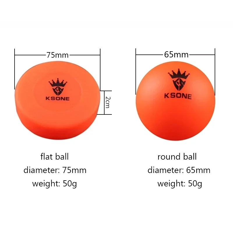 2pcs Ice Hockey Pucks Roller Road Hockey Round Roller No-Rebound Ball Street Ice Hockey Training Puck Sports Supplies 5