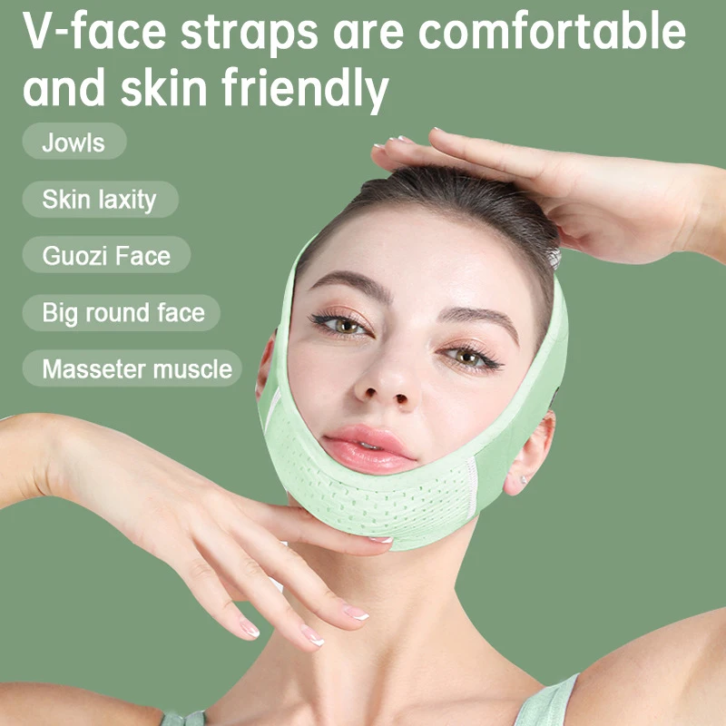 1개입 얼굴 슬리밍 스트랩 이중턱 리프팅 V라인 스티커 안티밴드 얼굴 스트랩 벨트 마스크 리프트 오벌 마스크 페이스