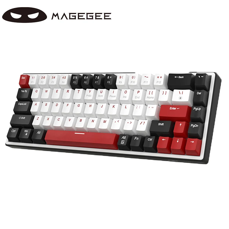 

MageGee 60% gaming mechanical keyboard, SKY68 wired backlit keyboard, 68-key hot-swappable computer office portable keyboard