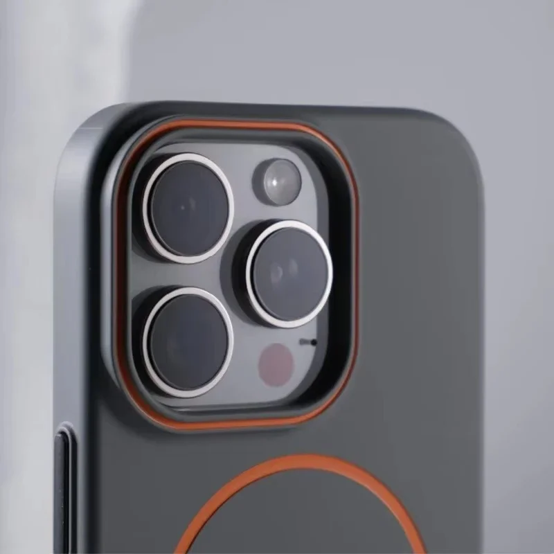 Sleek Matte Finish Magnetic Phone Case with Wireless Charging Capability