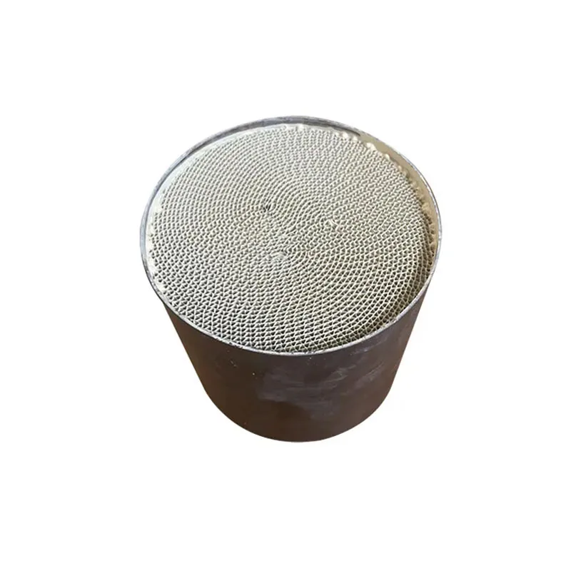 Catalytic Converter 2PCS 100*100MM Catalytic Converter EURO 5 200 CPSI Universal Honeycomb Catalytic Converter Metallic Catalyst