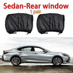 Premium Sunshade and Mosquito Net Set for Windows - Breathable UV Protection for Front and Rear (Sedan - rear window)