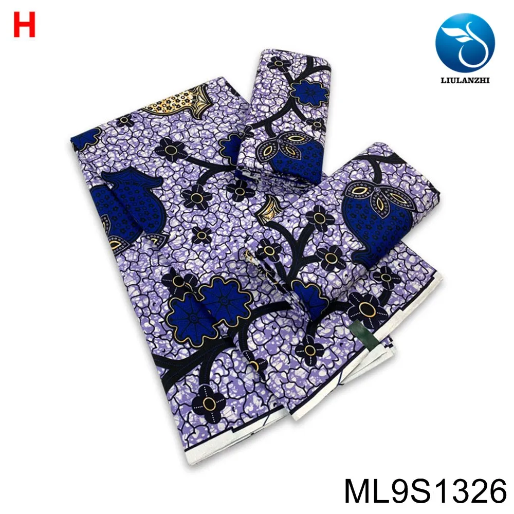 

African Printed Fabric for Big Occasion Dress, 100% Cotton, Super Wax, Nigerian, ML9S1326, High Quality