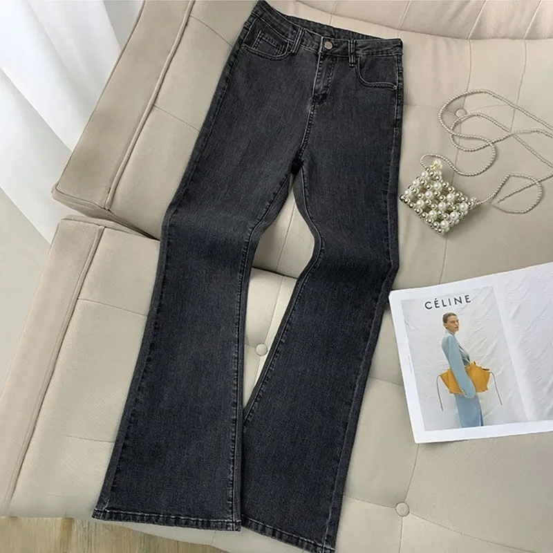 

Women Pants High Waist Korean Fashion Denim Female Clothing Flare Jeans Women 2023 Y2k Streetwear Women's Baggy Woman Vintage