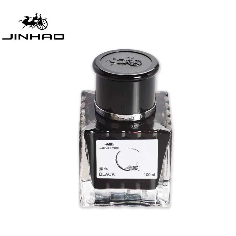 JINHAO 100ml Fountain Pen Ink Non-carbon Cartridge Refill Glass Bottled Fountain Pen Ink Stationery Office School Supplies - 6
