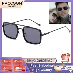 Double Bridges Small Frame Square Sunglasses Men Luxury Brand Rectangle Sun Glasses Women Vintage Engraved Pattern Alloy Eyewear