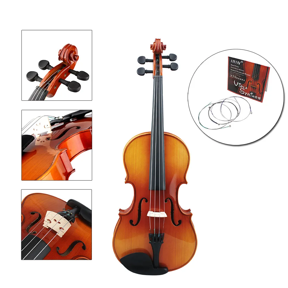 IRIN Viola Stainless Steel Wire Nickel Silver Parts For 4/4 3/4 1/2 1/4 Multiple Colors String Instrument Accessories