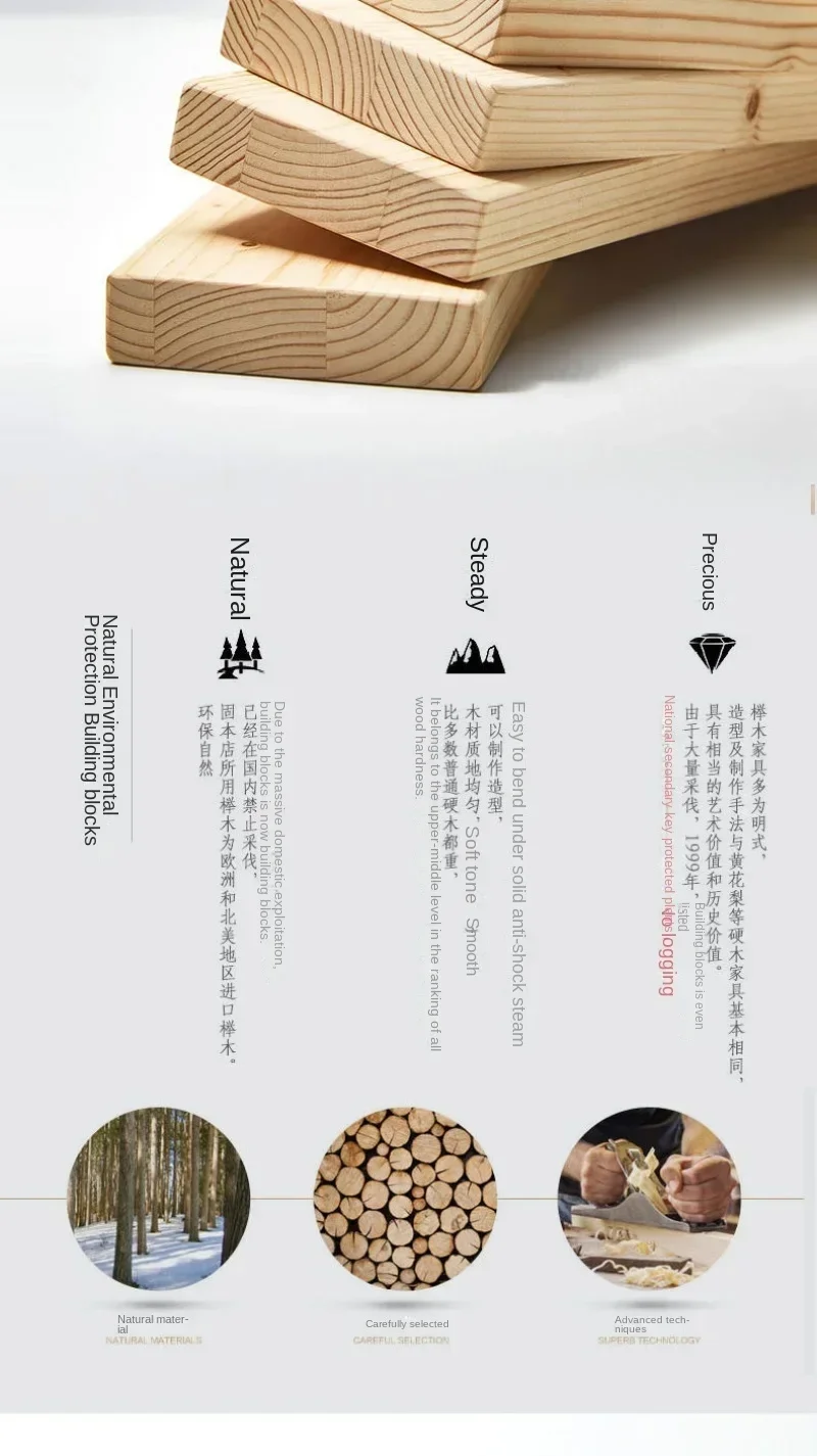 Description Picture 5 of item1PC Natural Solid Wood Cabinet Handle Kitchen Drawer Handles Wardrobe Door Knob Dresser Pulls Furniture Hardware Accessories