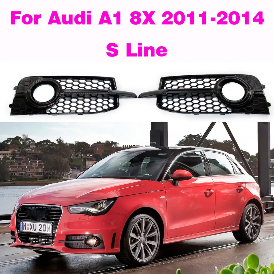 Grille De Pare-choc Avant De Voiture, Feu Antibrouillard, Pour Audi A1 8x S  Line 2011 – 2014, Maille De Couverture, Accessoires De Voiture Hexagonaux  En Nid D'abeille - Grilles De Course - AliExpress