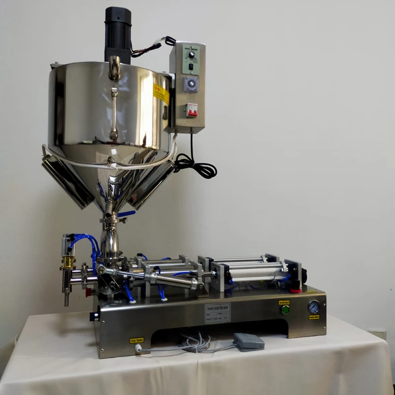 

Pneumatic Paste Filling Machine Automatic Piston Pump Sauce Honey Peanut Bottle Beauty Cream Cosmetic Shampoo