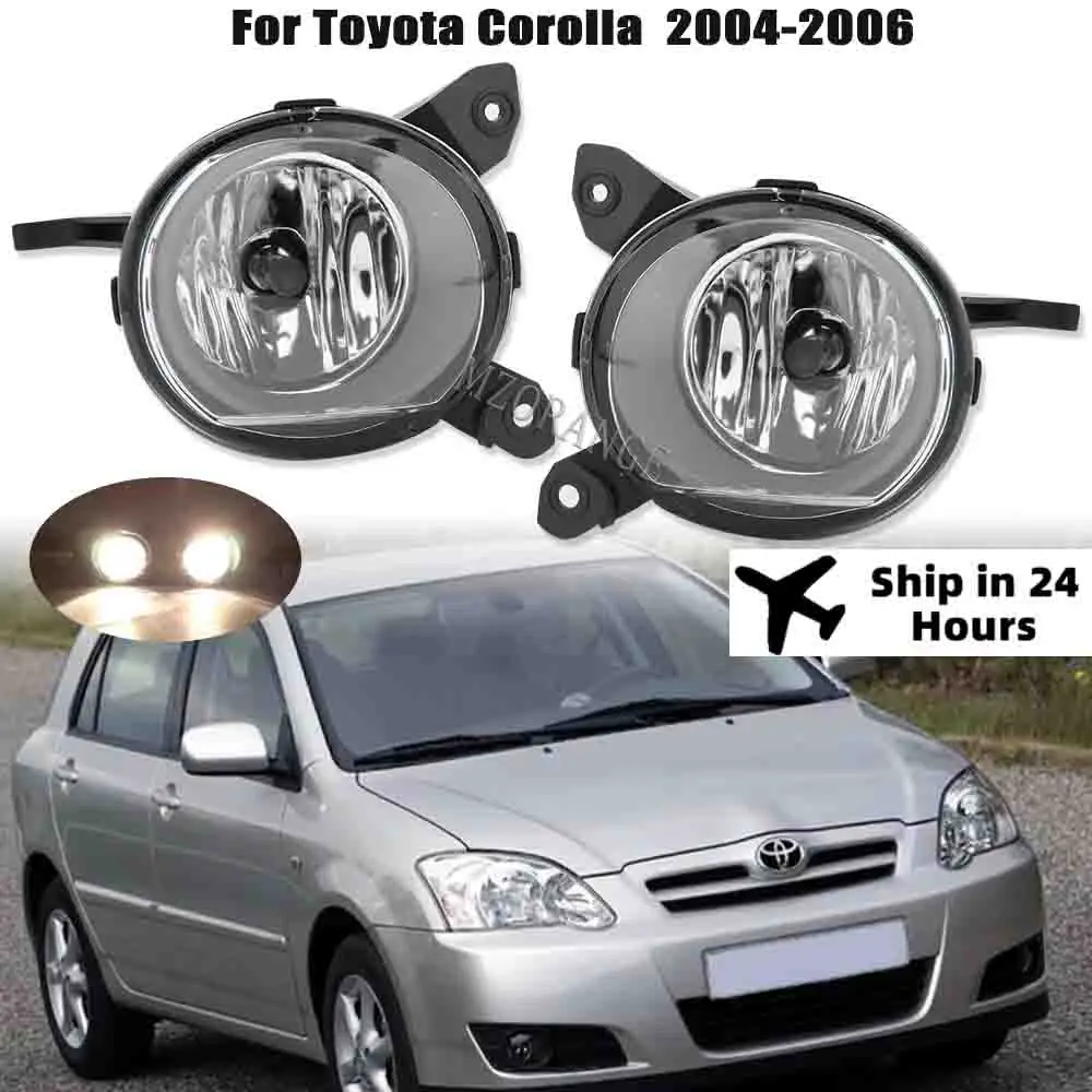 For-Toyota-Corolla-2004-2005-2006-2PCS-Halogen-led-Fog-Light-Headlight ...