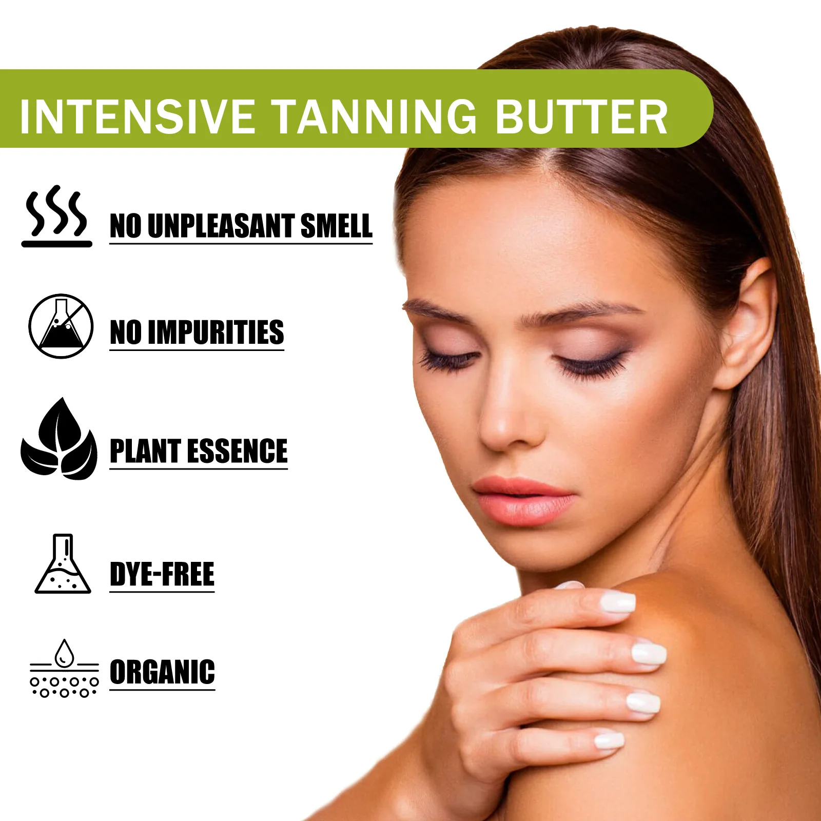EELHOE Body Tanning Cream Summer Outdoor Solarium Self Tanning Even Skin Tone Body Lotion for Long Lasting Bronzing Skin Achieve