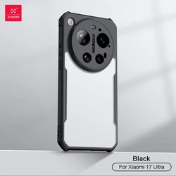 Xundd Airbag Anti - Drop Protection Case with Matte Transparent Back for Acylic and TPU (Black Matte Clear)