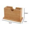 Bamboo Napkin Holder Toilet Paper Storage Holder for Restaurant Car Home 6