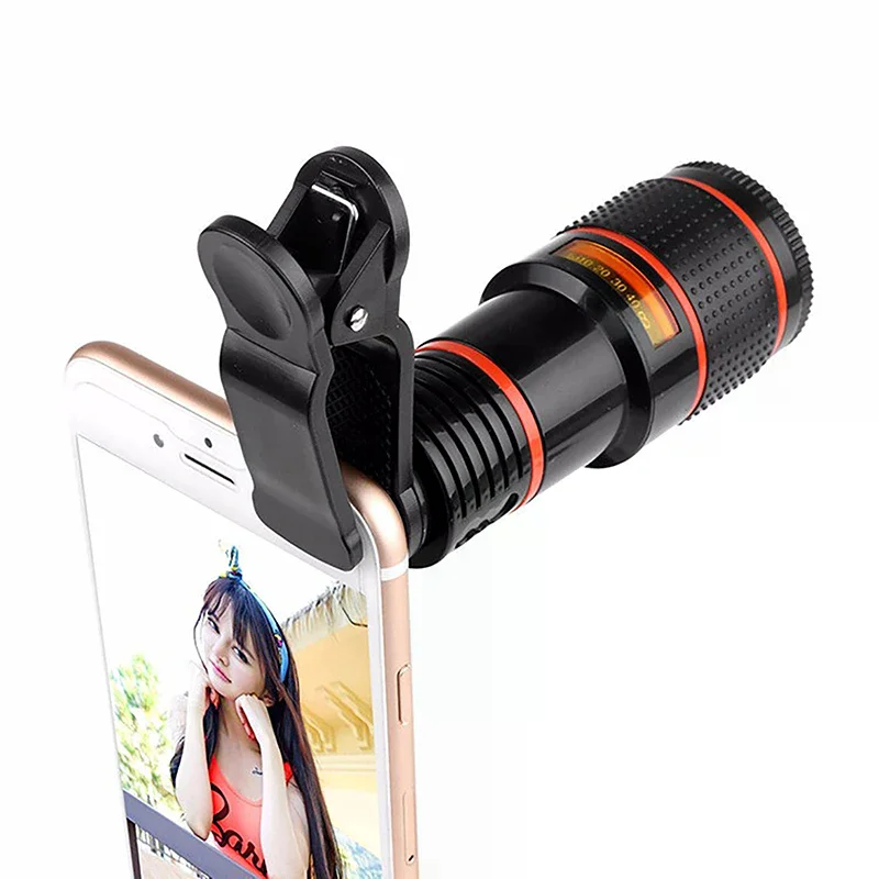 Enhanced Zoom Lens for Smartphones - Monocular Telephoto Camera Accessory