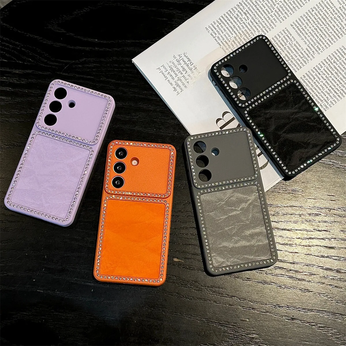 Luxury Glitter Snow Mountain Velvet Phone Case