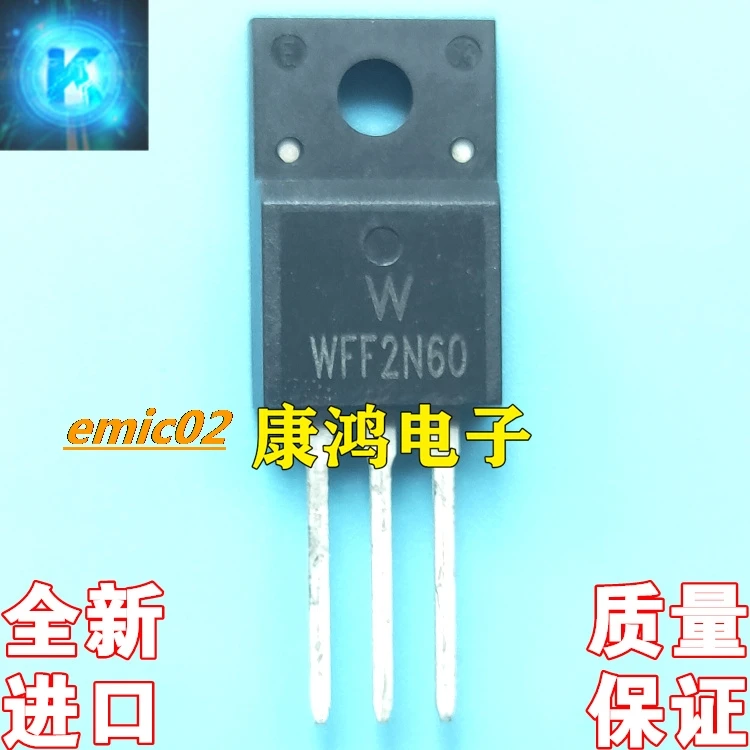 

10 шт., Оригинальные запасные части WFF2N60 2N60 TO-220F MOS 2A 600V