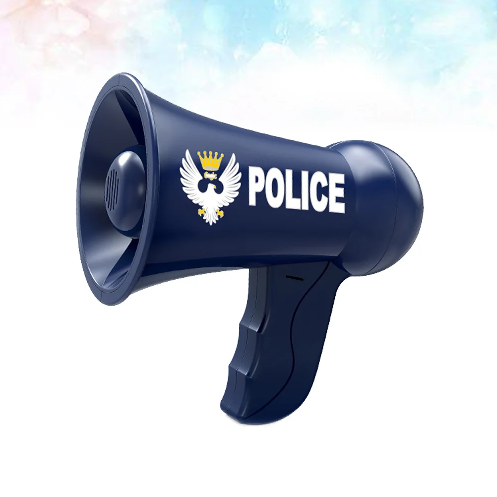 

Funny Megaphone Toy Riot Shield Child Cosplay Loudspeaker Childrens Toys Police Chargeable Kid
