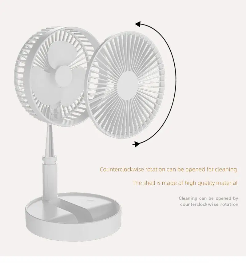 Circulante Ventilador De Ar Remoto Dormitorio Sacudir