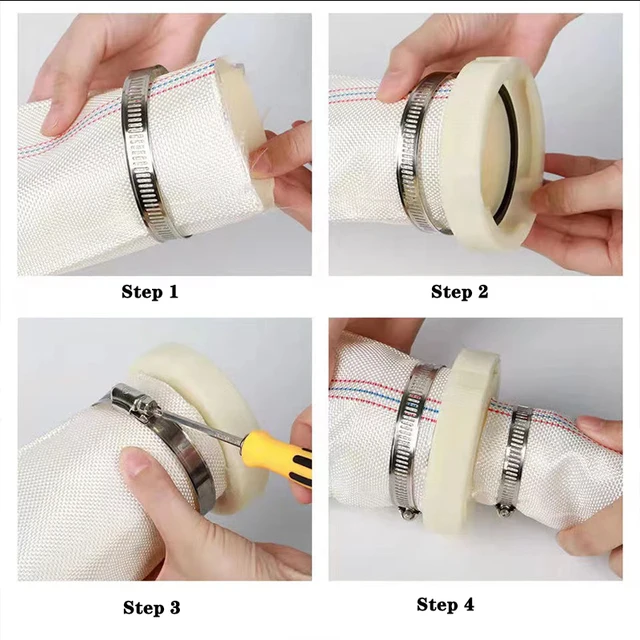 1 Db Kerti Tömlő Gyors Dokkolás, Műanyag Csatlakozó, Rugalmas Ízület, Tömlőcsípés Ízület - Image 5