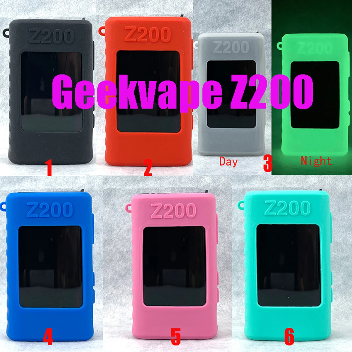 1Pc Texture Case Per Z200 Kit 200W Custodia Z Sub Ohm 2021 Custodia Protettiva In Silicone Custodia Protettiva In Gomma Shield Skin Soft Shell