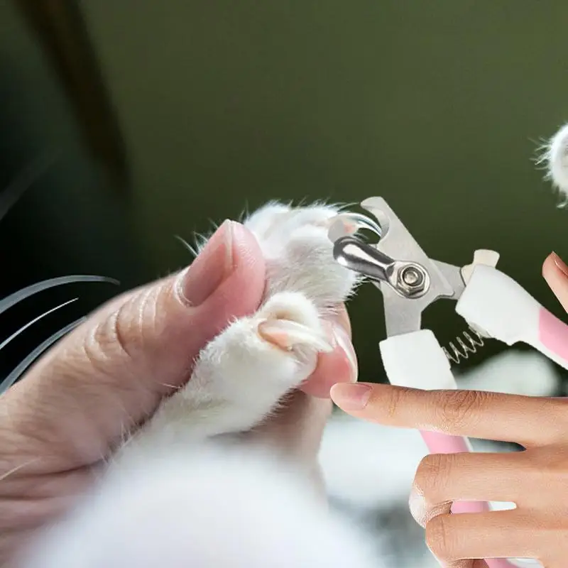 Portable Nail Scissors Pet Nail Clippers Cat And Dog Metal Trimmer Grooming Tool For Puppies Kittens Rabbits Pet Supplies
