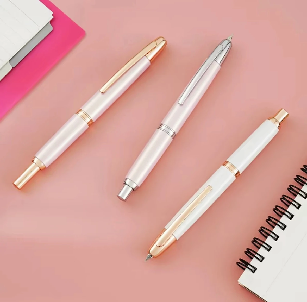 JINHAO 10 Metal Press Fountain Pen Pattern Design EF F Nib Writing Ink Pens School Office Supplies Gifts Pens fountain pen metal pen