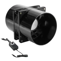 100 มม.พัดลม DC12 V พัดลม Axial Fan ท่อไอเสียพัดลมตัวควบคุมความเร็วระบายอากาศไอเสียพัดลมเครื่องมือห้องครัวอะไหล่ 1