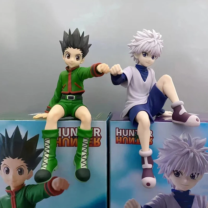 

Аниме Hunter X Hunter фигурки, Гон, фредсс, Killua, Zoldyck, экшн-фигурки, лапша, стоппер, статуя, ПВХ Коллекционная модель, кукла, детская игрушка