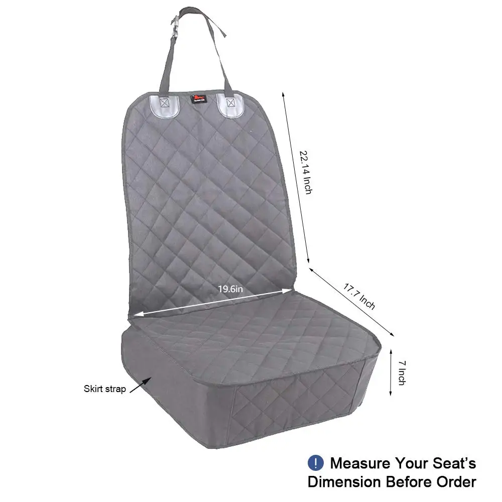 Active Pets Front Dog Car Seat Cover for SUV Trucks Sedans Waterproof Nonslip Car Seat Covers Protector Mat for Dogs