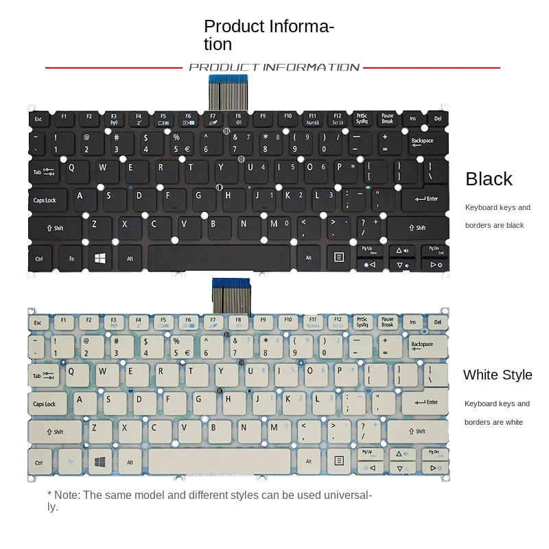 Sostituisci La Tuta Per La Tastiera Del Laptop Acer Ms2377 V13 V3-371 E11 E3-111 Aspire V5-122 V5-132