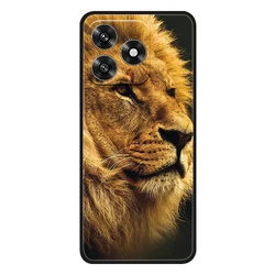 Sleek Black Silicone Soft Back Cover for Honor Play10A (50)