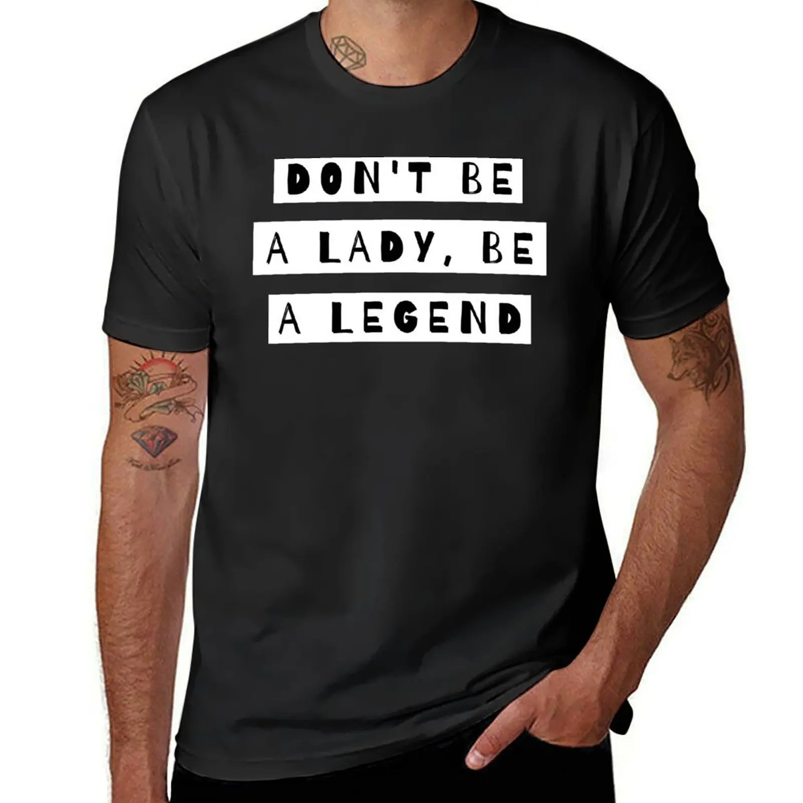 

Футболка Don't Be A Legend, летний топ, свободные женские топы, Мужская хлопковая футболка большого размера